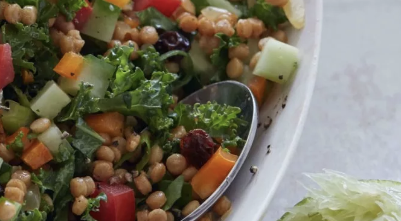 Israeli Couscous and Kale Salad